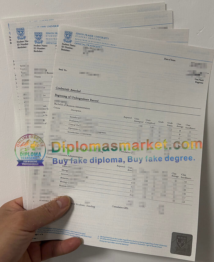 Simon Fraser University degree