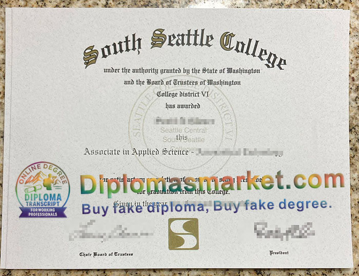 South Seattle College diploma
