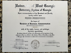 The only tip when you order a University of West Georgia diploma