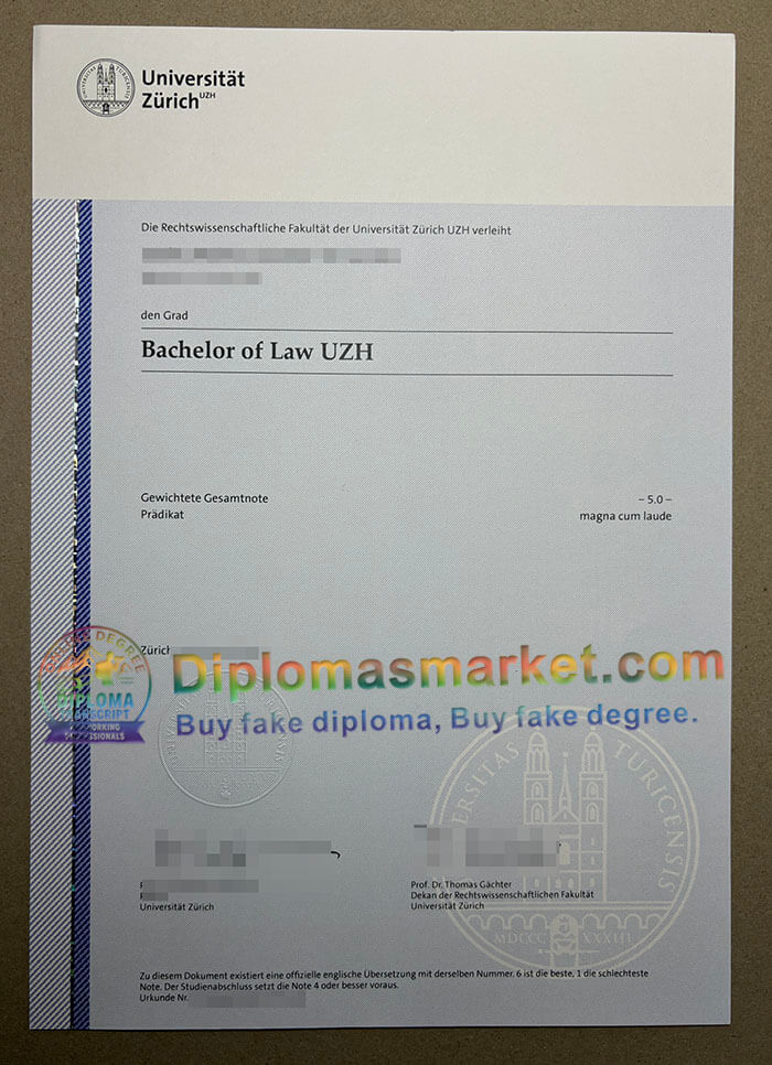 Universität Zürich degree
