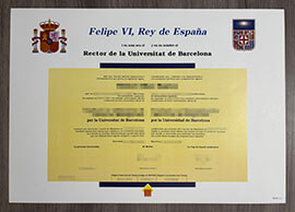 Copy Your Graduation Universitat de Barcelona degree Online Now