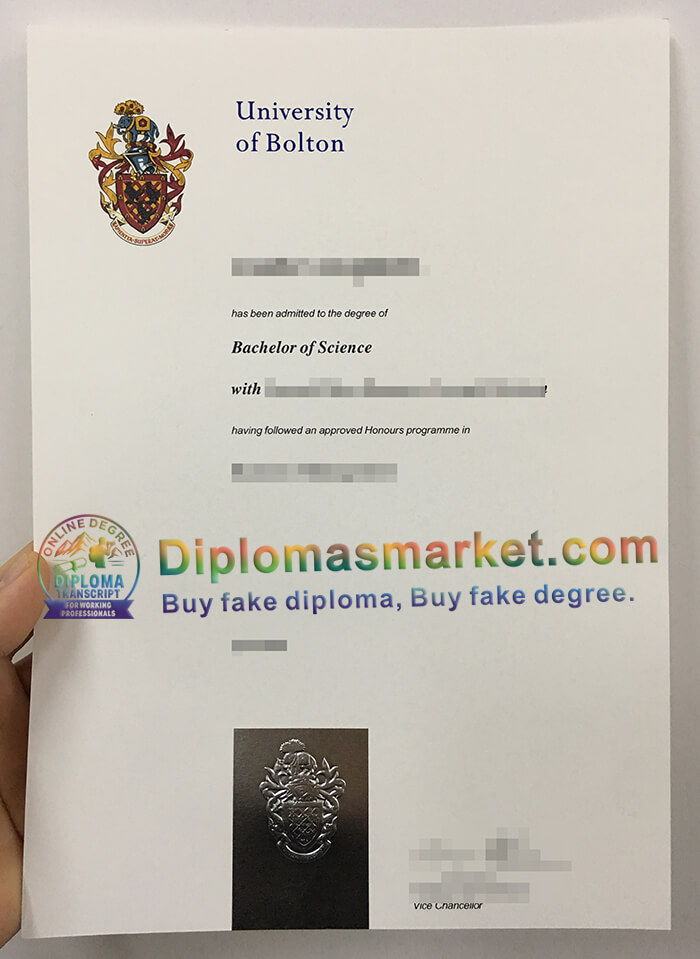 University of Bolton degree