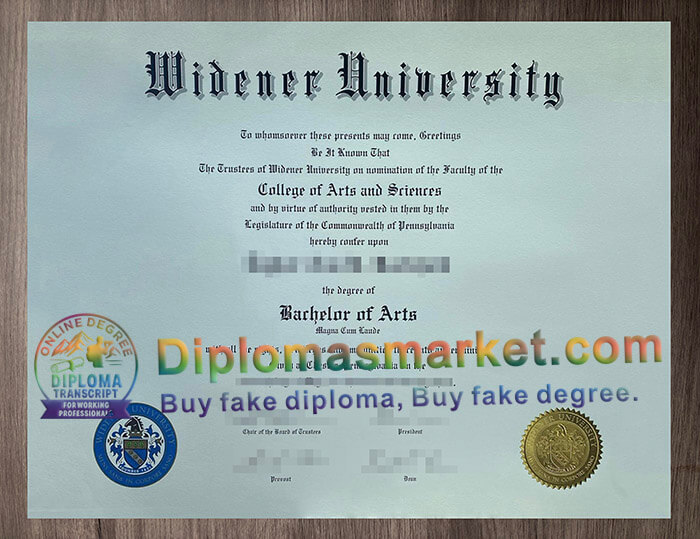 Widener University degree