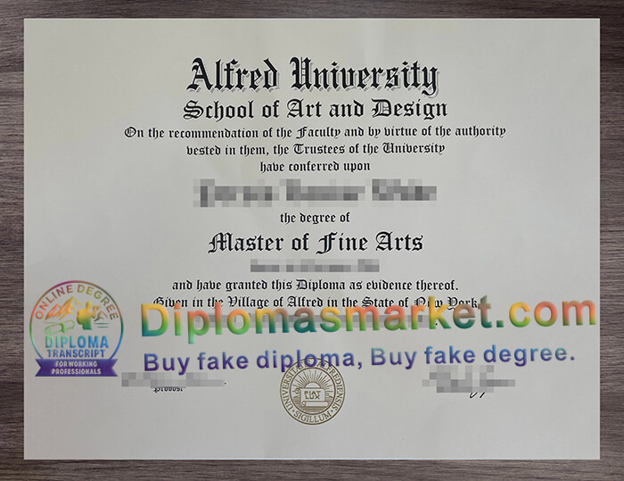 Alfred University degree