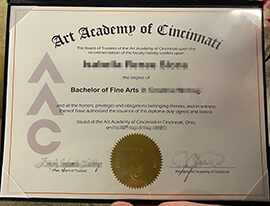 Ways to order a Art Academy of Cincinnati degree online.