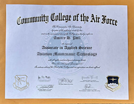 How to Securely Copy a Community College of the Air Force diploma