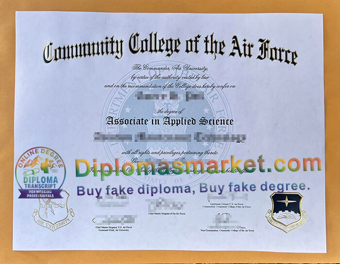 Community College of the Air Force degree