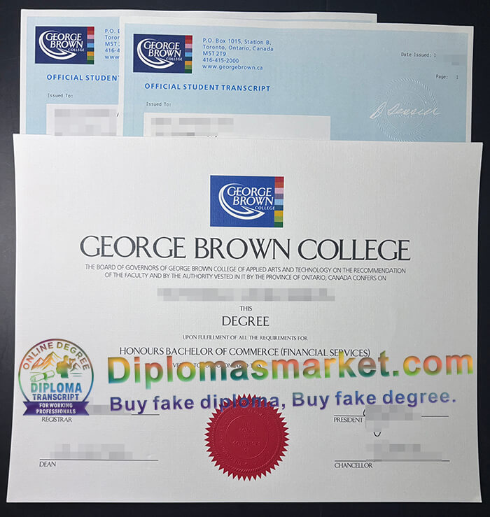 George Brown College diploma