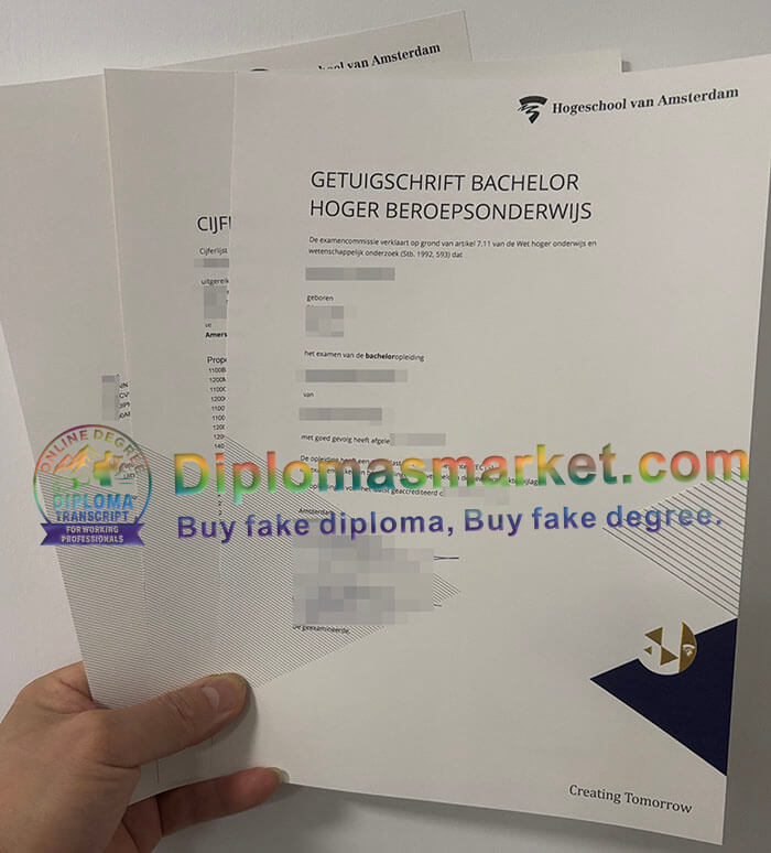 Hogeschool van Amsterdam degree