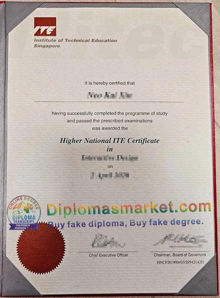 Institute of Technical Education certificate