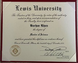 Selling top-quality replica a Lewis University diploma online.