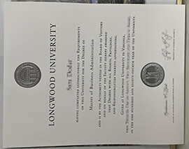 Get a replacement for my Longwood University diploma online