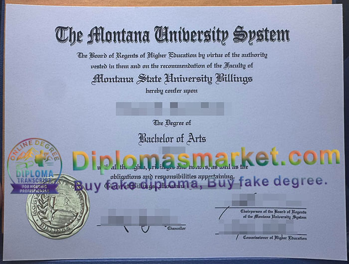 Montana State University Billings degree