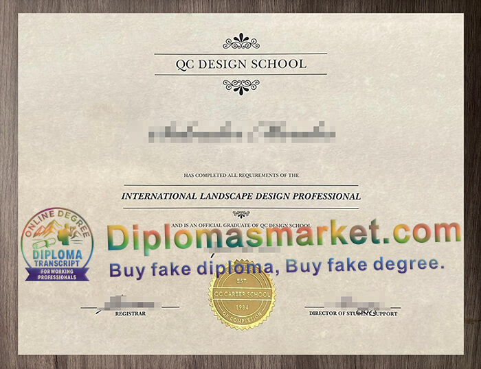 QC Design School diploma