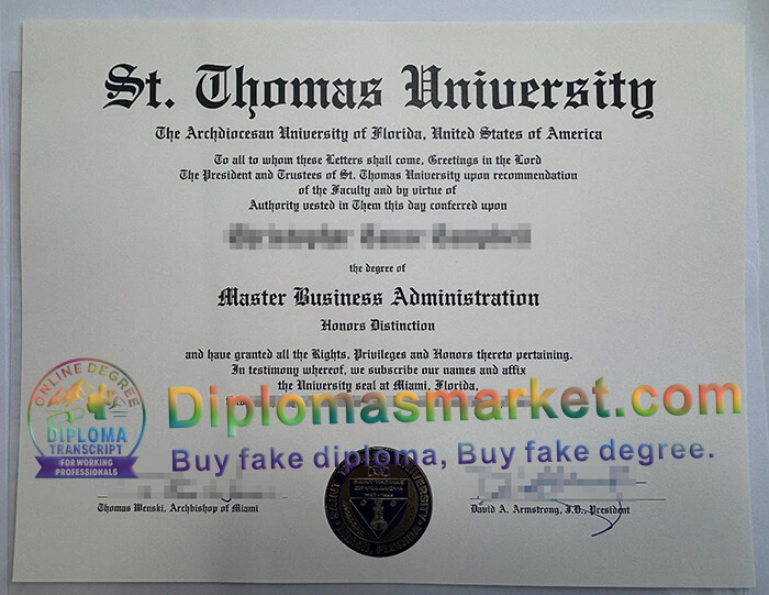 St Thomas University degree