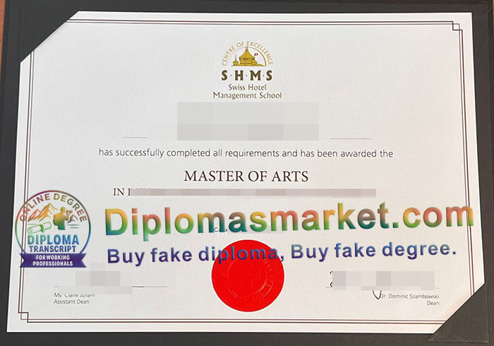 Swiss Hotel Management School degree