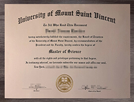 Secure University of Mount Saint Vincent diploma copying service
