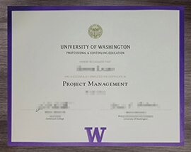 Order a UW Professional Continuing Education certificate