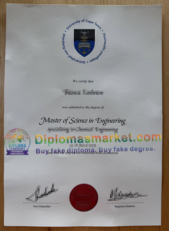 University of Cape Town degree