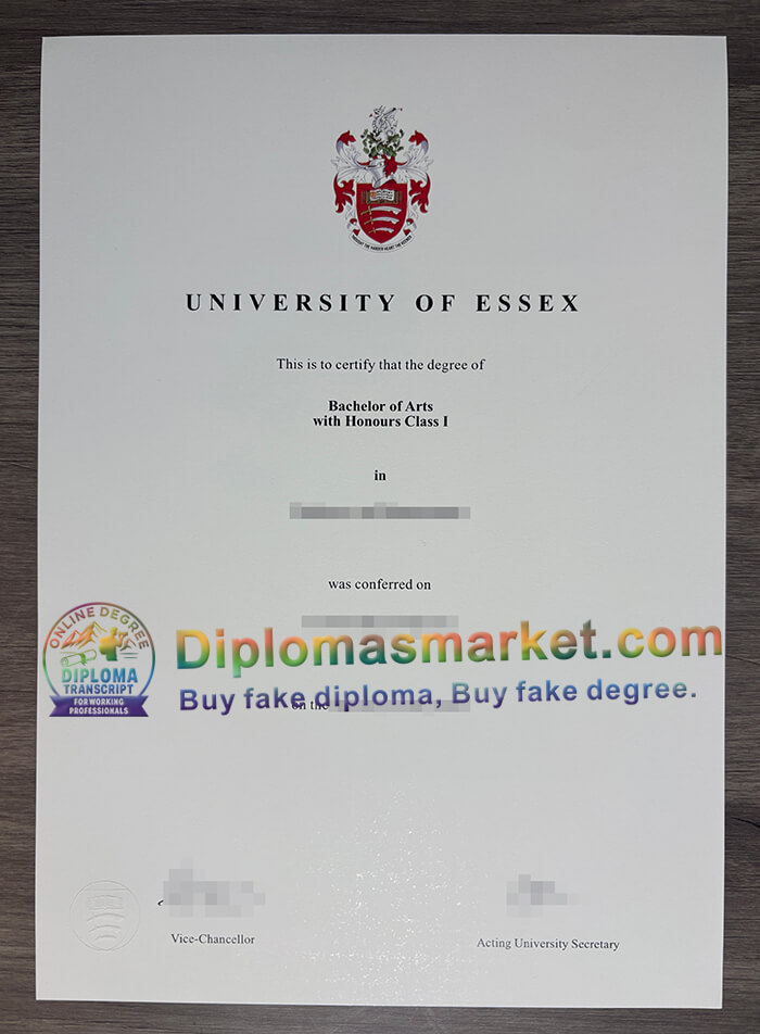 University of Essex diploma