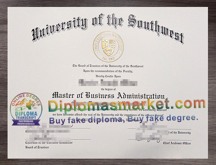 University of the Southwest degree