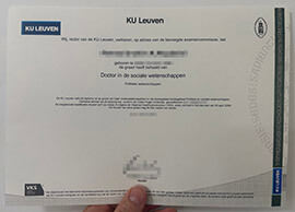 Review Your Digital Proof Before You Copy a KU Leuven Diploma
