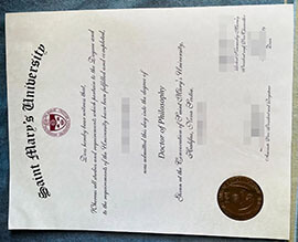 How do I create a copy of a Saint Mary’s University degree?